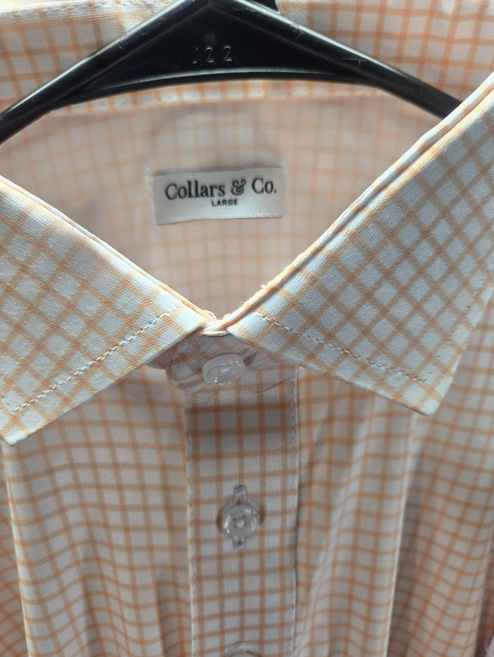 Lot of 4 Collars and Co Men's Large Polo Dress Shirts NWT & NWOT